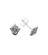 Boucles d'oreilles Argent main de Fatima 7mm Prix Paire