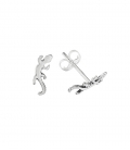 Boucles d'oreilles Argent Lézard 10.3mm Prix Paire