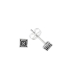 Boucles d'oreilles Argent Carrés 3.6mm Prix Paire