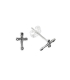 Boucles d'oreilles Argent Croix 7.9mm Prix Paire