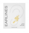 Boucles D'oreilles Grimpeur Argent Serpent Recouverte Prix Paire