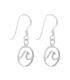 Boucles d'oreilles Argent Vague 11mm. Prix Paire