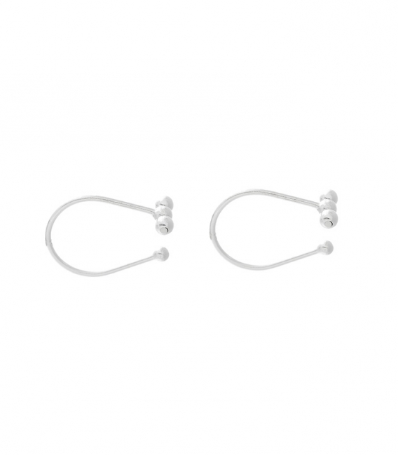 Cartilage Argent Quatre Balles Prix Paire