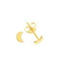 Boucles d'oreilles Argent Lune 5mm Recouvert d'or Prix Paire