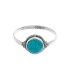 Bague Argent Turquoise 9mm