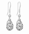 Boucles d'oreilles Argent Vielli 1,70cm Prix paire