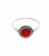 Bague Argent Corail 9.5mm