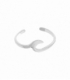 Bague Argent Pied Midi Vague