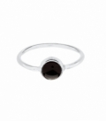 Bague Argent Onyx 7mm