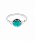 Bague Argent Turquoise 9mm