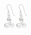 Boucles d’oreilles Argent Triskèle 1,30cm