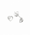 Boucles d'oreilles Argent Coeur 4.5mm Prix Paire