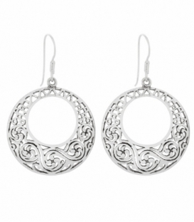 Boucles d'oreilles Argent Vielli 30mm Prix paire