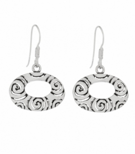 Boucles d'oreilles Argent Vielli 13 X 20mm Prix paire