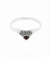 Anillo Plata Onix5.5 X 8mm