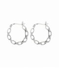 Boucles d'oreilles Argent Maillons 2,30cm Prix paire