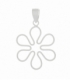 Pendentif Argent Fleur 20mm