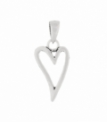 Pendentif Argent Coeur 16mm