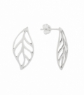 Boucles d'oreilles Argent Feuille 21.5mm Prix Paire