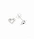 Pendiente Plata Corazon 5.9mm Precio Par