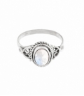 Bague Argent Pierre de Lune