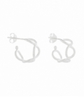 Boucles d'oreilles Argent Cinq Cercles Prix Paire