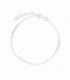 Bracelet Argent Maillons 16+3cm