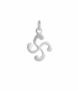 Pendentif Argent Lauburu 15mm