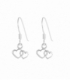 Boucles d'oreilles Argent Coeurs 5 X 8.5mm