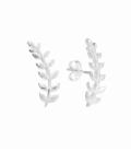 Boucles d'oreilles Argent Feuille18mm Prix Paire