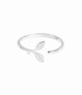 Bague Argent Feuille 9.2mm