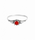 Anillo Plata Coral 4.3mm