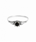 Bague Argent Onyx 4.3mm