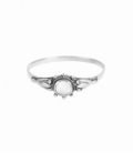 Bague Argent Nacre 4.3mm