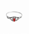 Bague Argent Corail 5.5 X 3mm