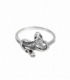 Anillo Plata Serpiente Onix