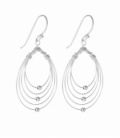 Boucles d'oreilles Cercle Desing Des Balles Prix Paire