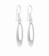 Boucles d'oreilles Argent Cercle Ovale 21.5mm Prix Paire