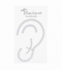 Boucles d'oreilles Argent Grimpeur Boules Croisées Prix Paire