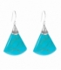 Boucle d'oreille Argent Turquoise Filigrane Prix Paire