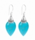 Boucle d'oreille Argent Turquoise Filigrane Prix Paire