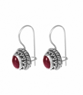 Boucles d'oreilles Vieil Argent Améthyste Prix Paire