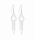 Boucles d'oreilles Argent Attrapeur de Rêves Chaînes Prix Paire