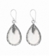 Boucles d'oreilles Feuille Vieil Argent Nacre Prix Paire