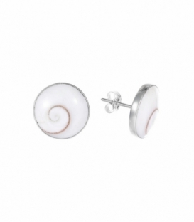 Boucle d'oreille Argent Oeil de Shiva. Prix Paire