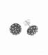 Boucle d'oreille Argent Bouton Filigrane Prix Paire