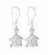 Boucle d'oreille Argent Tortue Oeil de Shiva Prix Paire