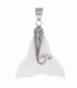 Pendentif Argent Queue de Baleine Nacre