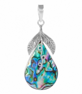 Pendentif Argent Avalone Feuilles