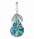 Pendentif Argent Avalone Feuilles